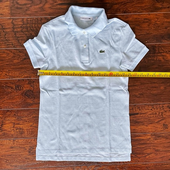 Lacoste Polo Classic Fit - Light Blue, Size 32 (XS) - Picture 6 of 7